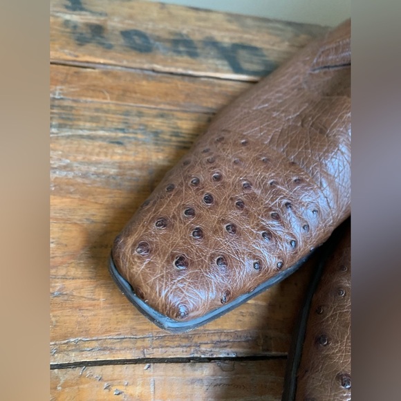 JE-VER real leather ostrich shoesMexico Size 28.5 US Men's size 10.5? - Picture 2 of 13